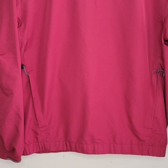 Nike Golf | Red Windbreaker Pullover with Zipper Side Pockets Size Medium - Picture 3 of 6